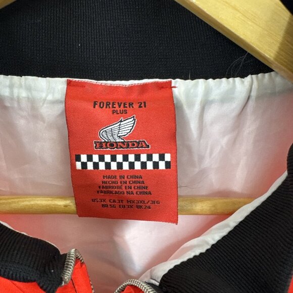 Forever 21 Vintage Inspired Honda 500 Windbreaker Racing Jacket Men 3XL - Picture 3 of 7
